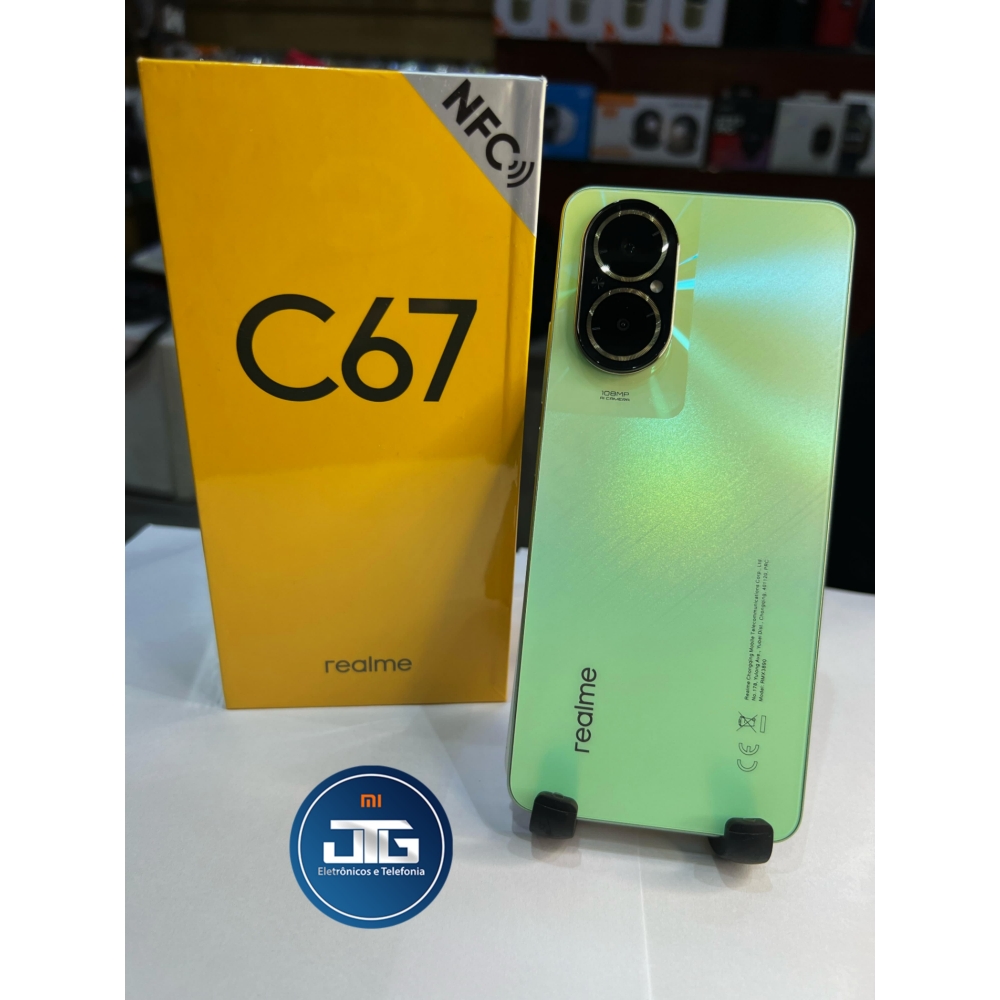 Realme C67 - 8GB Ram 256GB Armazenamento Interno - JTG