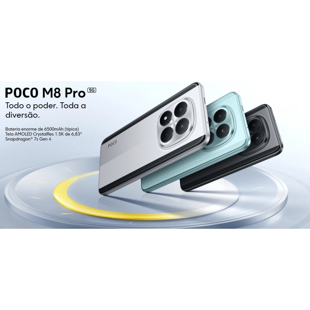 Poco M8 Pro 5G - 12GB Ram 512GB Armazenamento Interno