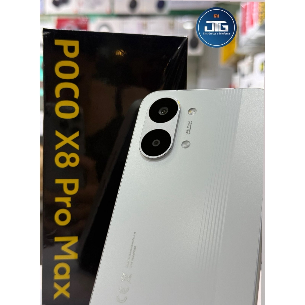 Poco X8 Pro Max - 12GB Ram 256GB Armazenamento Interno
