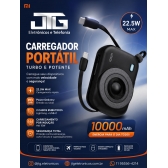 Carregador Portátil Kaidi (KD-999) 10.000mAh 22,5Watts + indução