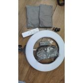 LED Soft Ring Light RL - 18 Pol - 80W - Suporte 3 Celulares