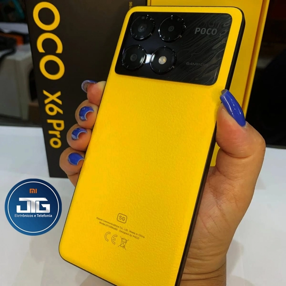 Poco X6 Pro: 12GB Ram 512GB Armazenamento Interno