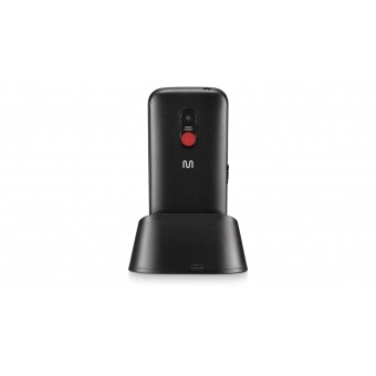 Celular Multilaser Vita com Base Carregadora Dual Chip + Botão SOS + Rádio FM + MP3 + Bluetooth + Câmera - Preto - P9121