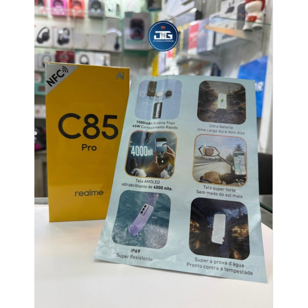 Realme C85 Pro - 8GB Ram 256GB Armazenamento Interno