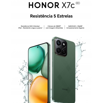 Honor X7C - 8GB Ram 256GB Armazenamento Interno