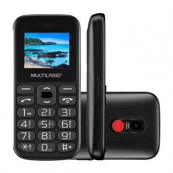 Celular Multilaser Vita Dual Chip 2G, Tela 1,8