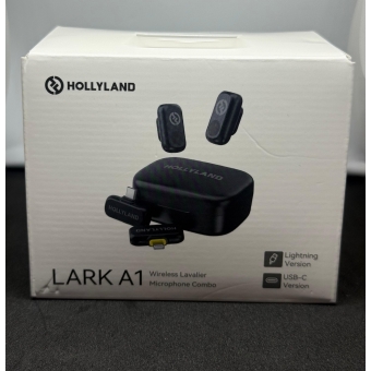 Microfone de lapela sem fio - Hollyland Lark A1 Combo (USB-C + Lightning)