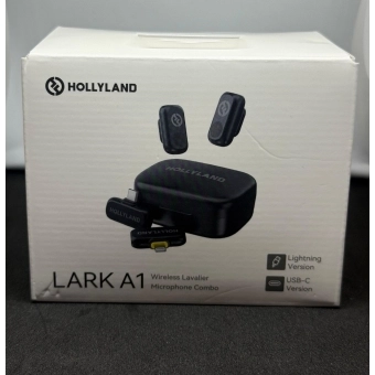 Microfone de lapela sem fio - Hollyland Lark A1 Combo (USB-C + Lightning)