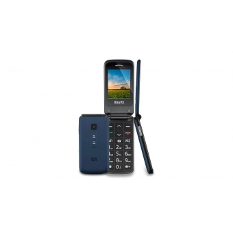 Celular Flip Vita Multilaser Dual Chip MP3 Azul - P9020
