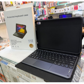 Capa com teclado Bluetooth para tablet iPad 11 (A16)