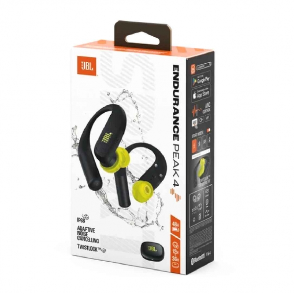 JBL Endurance Peak 4 - Black/Lime