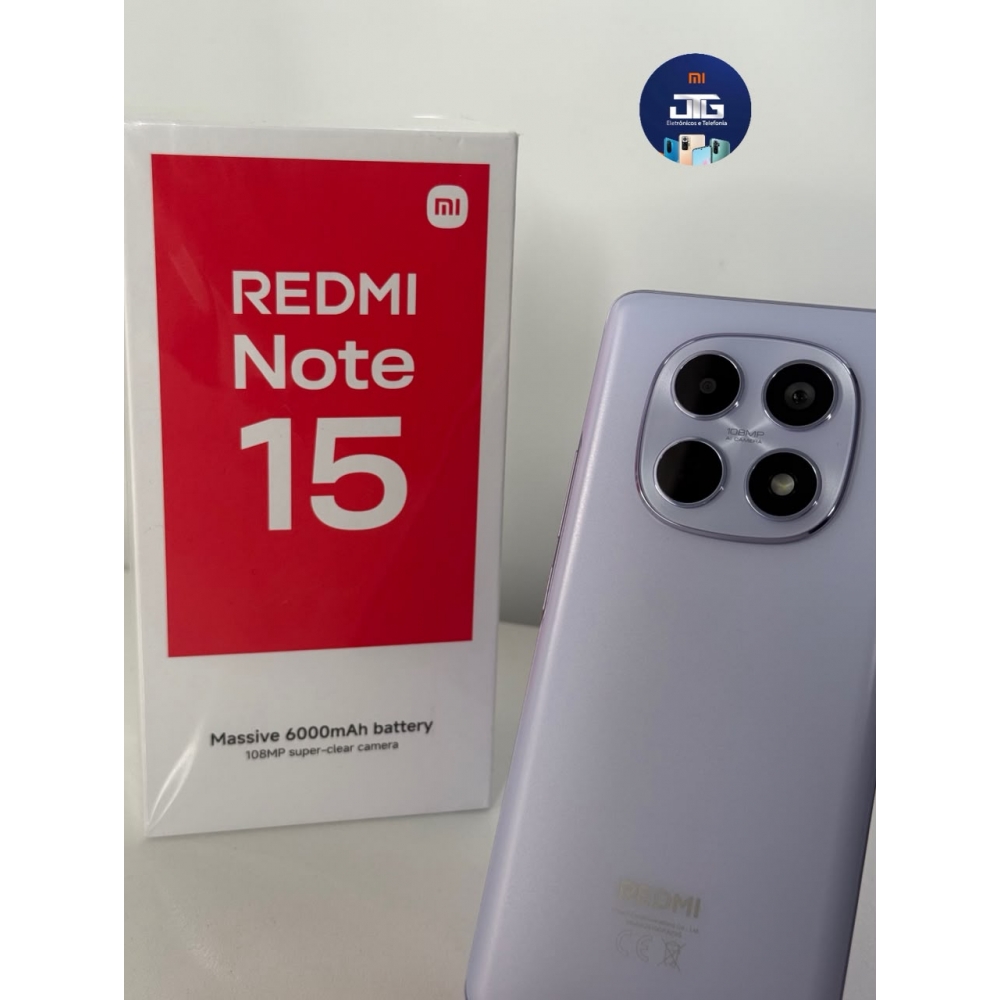 Redmi Note 15 4G - 6GB Ram 128GB Armazenamento Interno