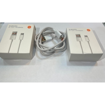 Cabo original Xiaomi USB-A para USB-C ponta laranja - Suporta Carregamento Turbo