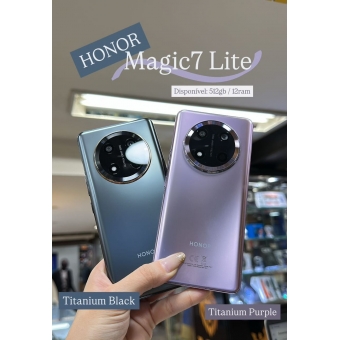 Honor Magic 7 Lite - 12GB Ram 512GB Armazenamento Interno